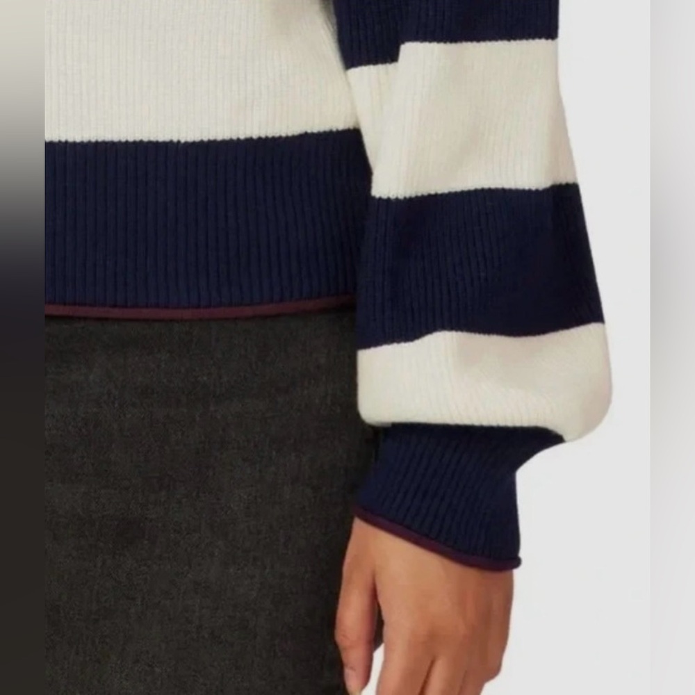 Scotch & Soda Cream Multi-Stripe Sweater – XL – NWT - Picture 3 of 6
